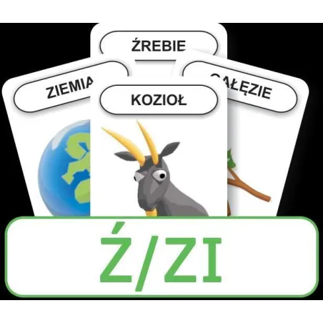 Karty Logopedyczny Piotruś Część 10 Głoska Ź/Zi