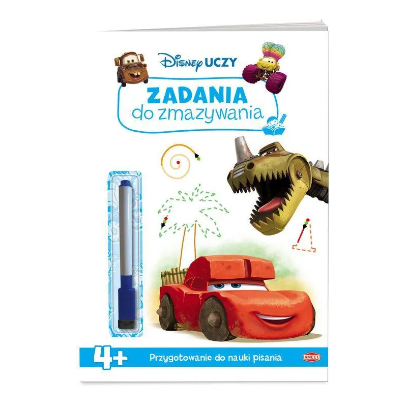 DISNEY AUTA. ZADANIA DO ZMAZYWANIA. PRZYGOTOWANIE DO NAUKI PISANIA 4+ II GATUNEK