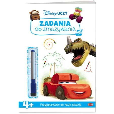 DISNEY AUTA. ZADANIA DO ZMAZYWANIA. PRZYGOTOWANIE DO NAUKI PISANIA 4+ II GATUNEK