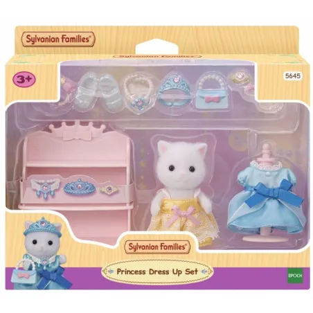 GARDEROBA KSIĘŻNICZKI + FIGURKA MAŁEGO KOTA SYLVANIAN FAMILIES 3+