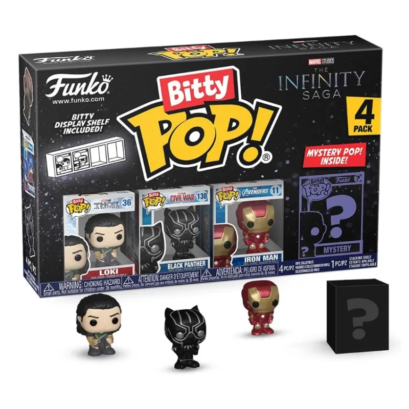 FUNKO POP! FIGURKA KOLEKCJONERSKA MARVEL INFINITY SAGA: LOKI BKLACK PANTHER IRON MAN