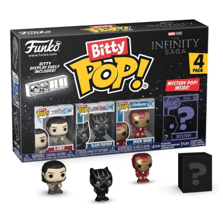 Funko Pop! Figurka Kolekcjonerska Marvel Infinity Saga: Loki Bklack Panther Iron Man