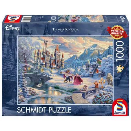PIĘKNA I BESTIA PUZZLE 1000 ELEMENTÓW SCHMIDT 10+