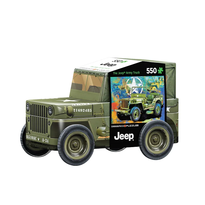 MILITARY JEEP PUZZLE 550 ELEMENTÓW 10+ II GATUNEK