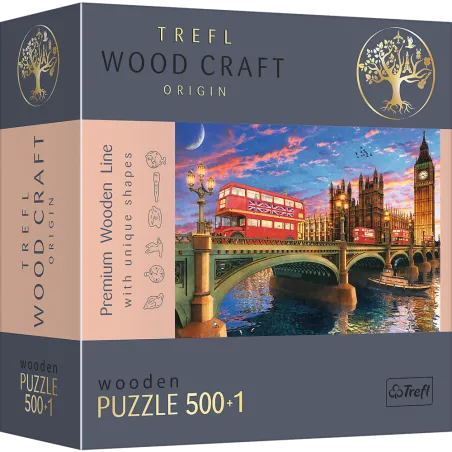 Pałac Westminsterski Big Ben Londyn Puzzle Drewniane 501 Elementów Trefl 9+ Pałac Westminsterski Big Ben Londyn Puzzle Drewniane 501 Elementów Trefl 9+