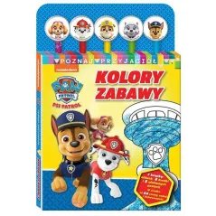 PSI PATROL. KOLORY ZABAWY. KSIĄŻECZKA Z KREDKAMI