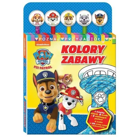 Psi Patrol. Kolory Zabawy. Książeczka Z Kredkami Psi Patrol. Kolory Zabawy. Książeczka Z Kredkami
