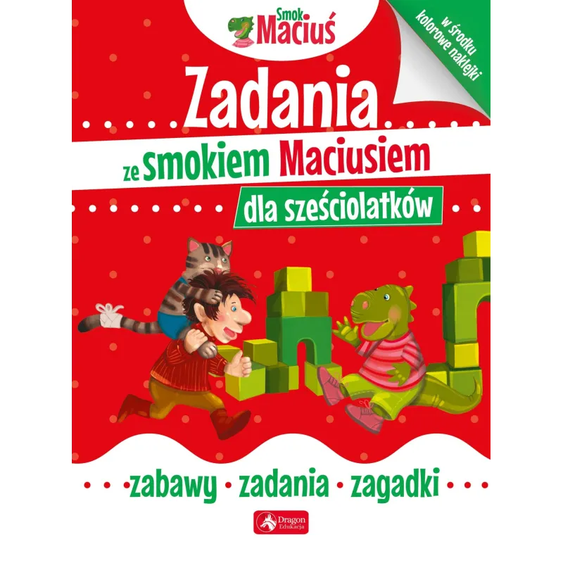 ZADANIA ZE SMOKIEM MACIUSIEM DLA SZEŚCIOLATKÓW - Dragon