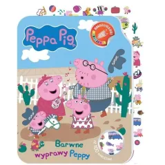 ŚWINKA PEPPA. BARWNE WYPRAWY PEPPY. KOLOROWANKI - NAKLEJANKI
