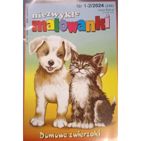 DOMOWE ZWIERZAKI. NIEZWYKŁE MALOWANKI