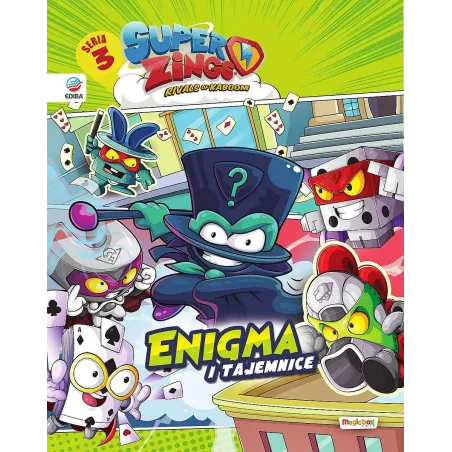 SUPERZINGS ENIGMA I TAJEMNICE. KSIĄŻKA Z NAKLEJKAMI. SERIA 3