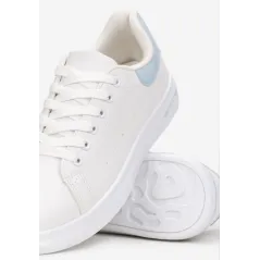 SNEAKERSY NA PŁASKIEJ PODESZWIE Z MODNĄ WSTAWKĄ ROZMIAR 40
