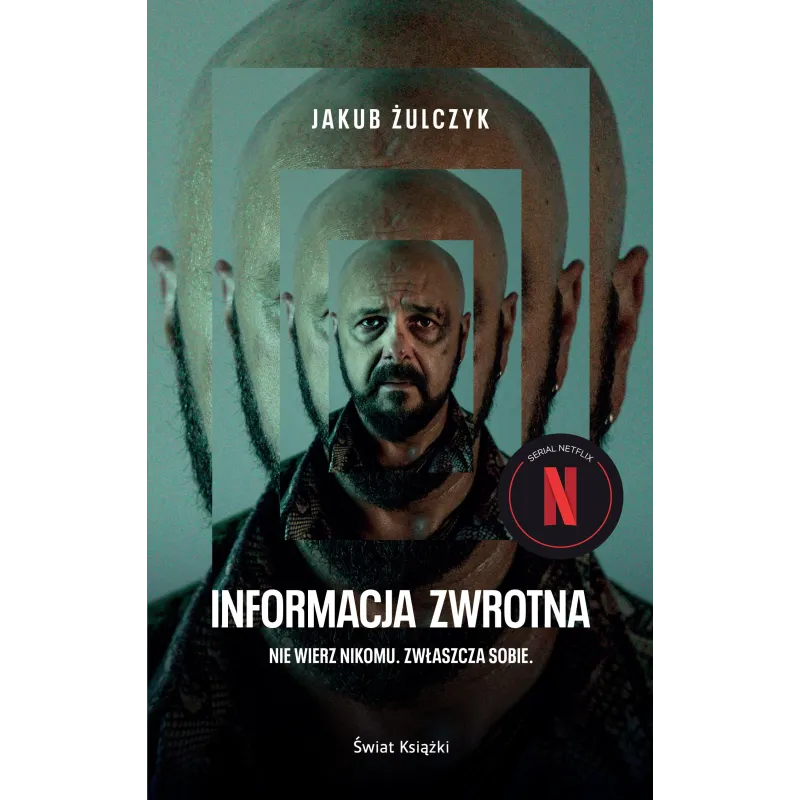 Informacja zwrotna okładka filmowa Jakub Żulczyk