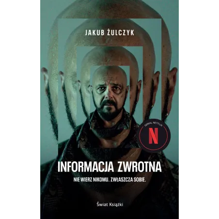 Informacja zwrotna okładka filmowa Jakub Żulczyk