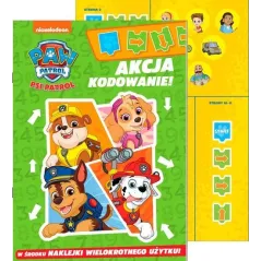 PSI PATROL. AKCJA KODOWANIE. KSIĄŻECZKA Z NAKLEJKAMI