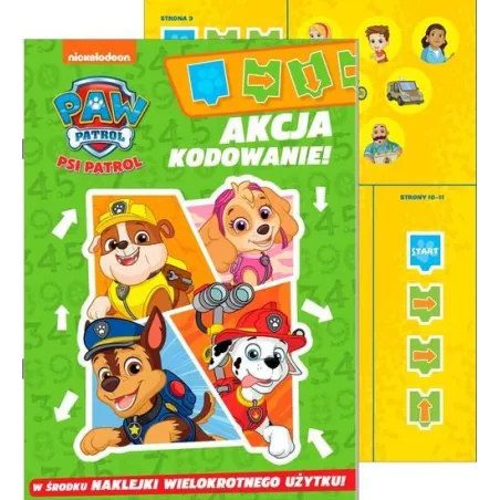 PSI PATROL. AKCJA KODOWANIE. KSIĄŻECZKA Z NAKLEJKAMI