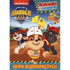 PSI PATROL. EKIPA BUDOWNICZYCH. NAKLEJKI NA NUMERKI
