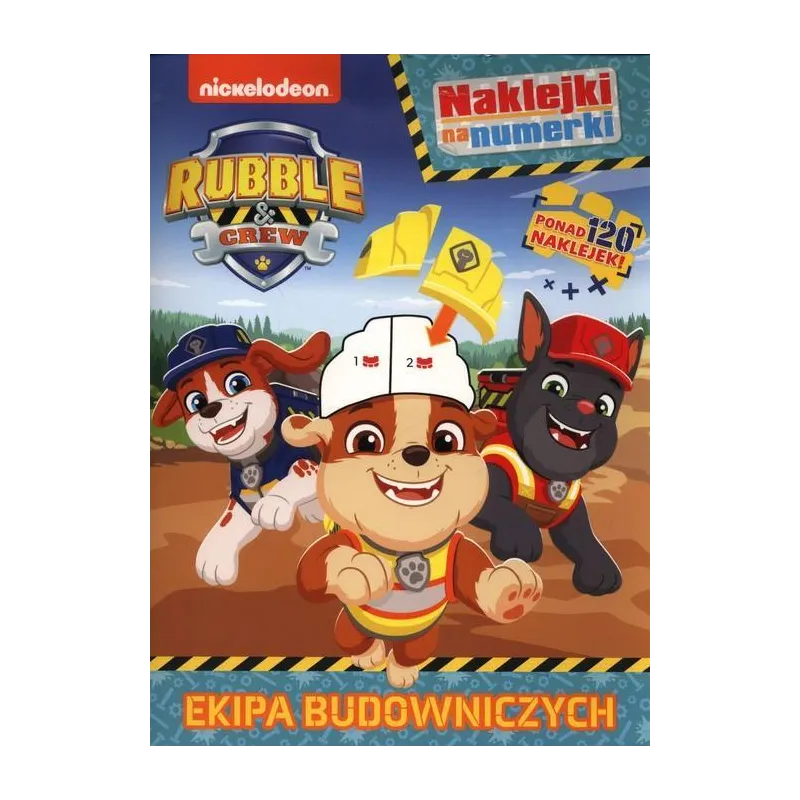 PSI PATROL. EKIPA BUDOWNICZYCH. NAKLEJKI NA NUMERKI