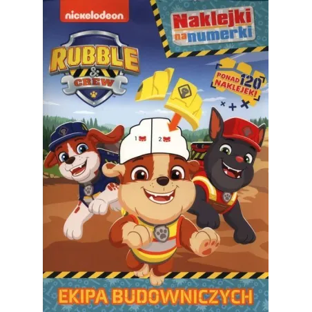 PSI PATROL. EKIPA BUDOWNICZYCH. NAKLEJKI NA NUMERKI