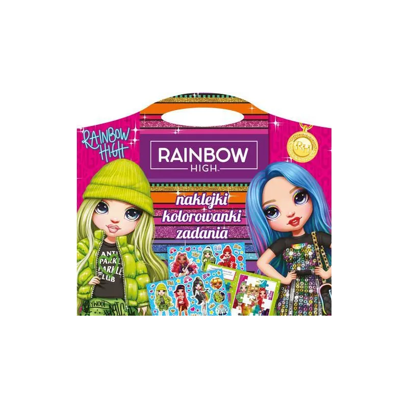 RAINBOW HIGH. NAKLEJKI, KOLOROWANKI, ZADANIA