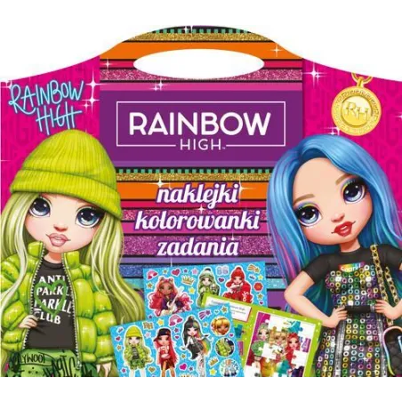 RAINBOW HIGH. NAKLEJKI, KOLOROWANKI, ZADANIA