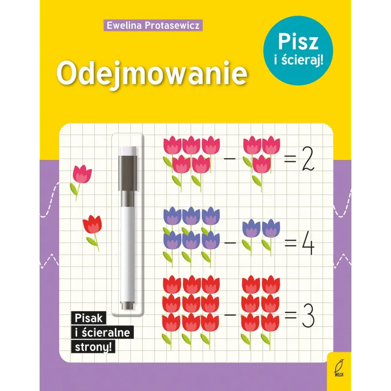 ODEJMOWANIE. PISZ I ŚCIERAJ. II GATUNEK