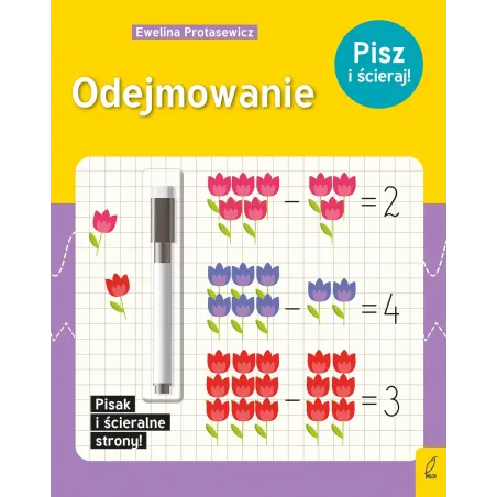 ODEJMOWANIE. PISZ I ŚCIERAJ. II GATUNEK