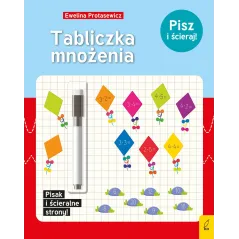 TABLICZKA MNOŻENIA. PISZ I ŚCIERAJ. II GATUNEK