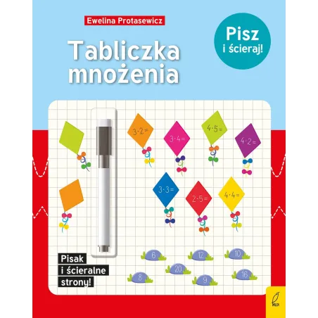 TABLICZKA MNOŻENIA. PISZ I ŚCIERAJ. II GATUNEK