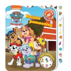 PSI PATROL. DZIELNI POMOCNICY. KOLOROWANKI NAKLEJANKI