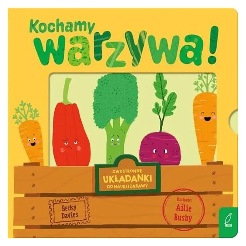 KOCHAMY WARZYWA! DWUSTRONNE UKŁADANKI DO NAUKI I ZABAWY