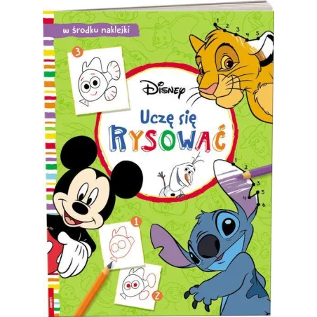 DISNEY. UCZĘ SIĘ RYSOWAĆ. KSIĄŻECZKA Z NAKLEJKAMI