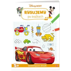 DISNEY UCZY. GEOMETRYCZNE OBRAZKI. RYSUJEMY PO KRATKACH 5+