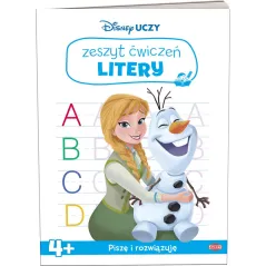 Disney uczy kraina lodu Zeszyt ćwiczeń Litery UDZ9303 Opracowanie zbiorowe