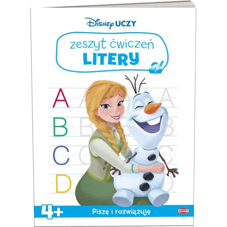 Disney uczy kraina lodu Zeszyt ćwiczeń Litery UDZ9303 Opracowanie zbiorowe