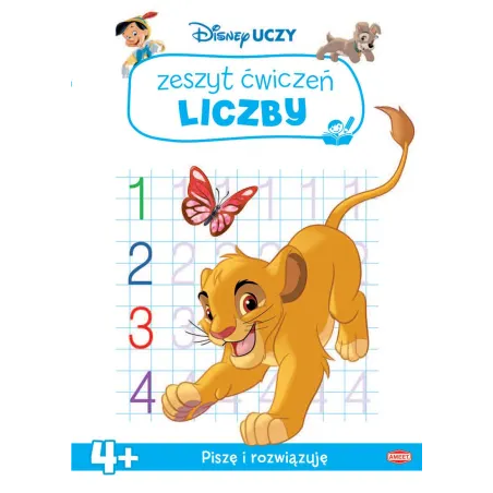 Disney uczy classic Zeszyt ćwiczeń. Liczby UDZ9304