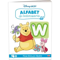 Disney uczy Kubuś i przyjaciele Alfabet do kolorowania UKO9301 Opracowanie zbiorowe