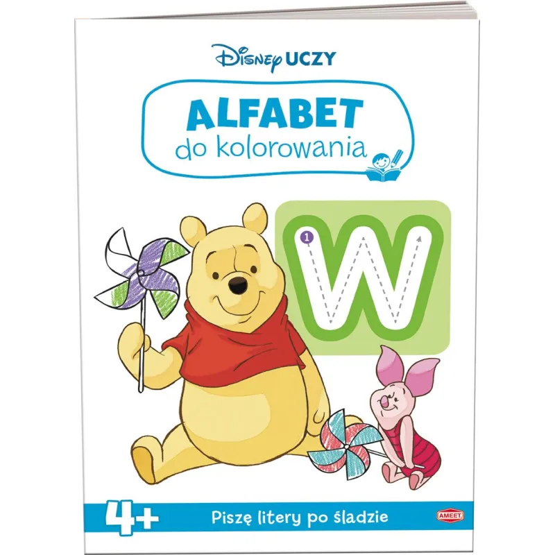 Disney uczy Kubuś i przyjaciele Alfabet do kolorowania UKO9301 Opracowanie zbiorowe