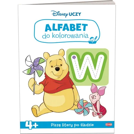 Disney uczy Kubuś i przyjaciele Alfabet do kolorowania UKO9301 Opracowanie zbiorowe