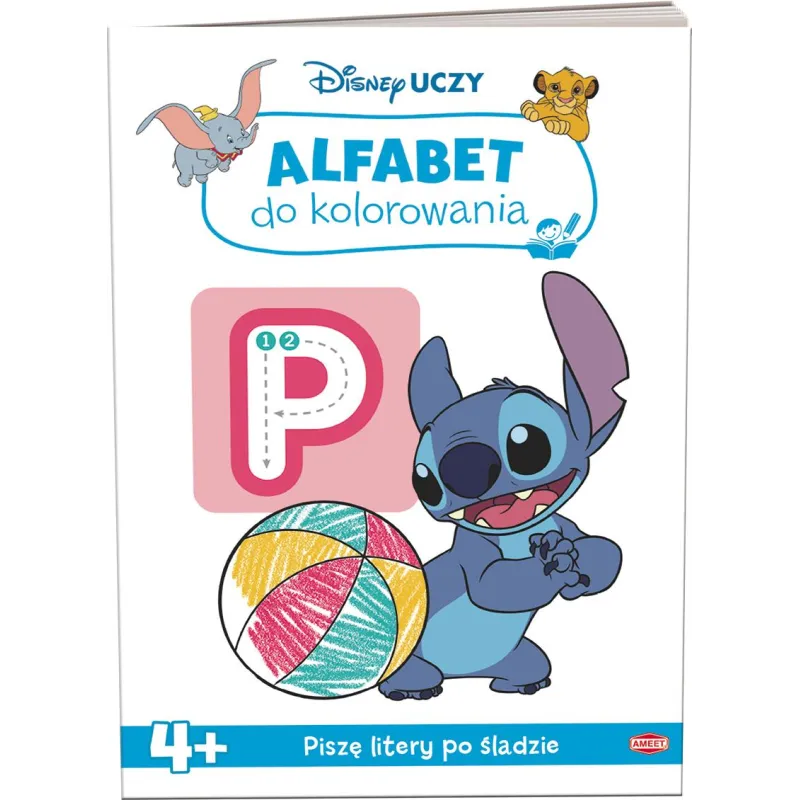 Disney uczy classic Alfabet do kolorowania UKO9302 Opracowanie zbiorowe