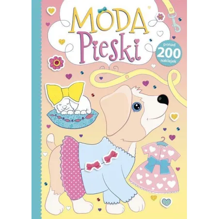 Pieski. Moda. Kolorowanka Z Naklejkami