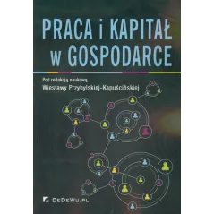 PRACA I KAPITAŁ W GOSPODARCE Wiesława Przybylska-Kapuścińska - CEDEWU