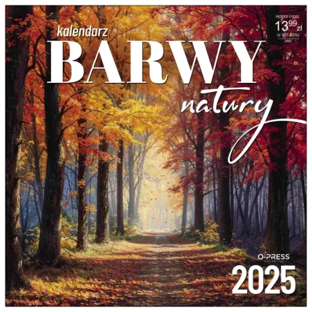KALENDARZ ŚCIENNY BARWY NATURY 2025