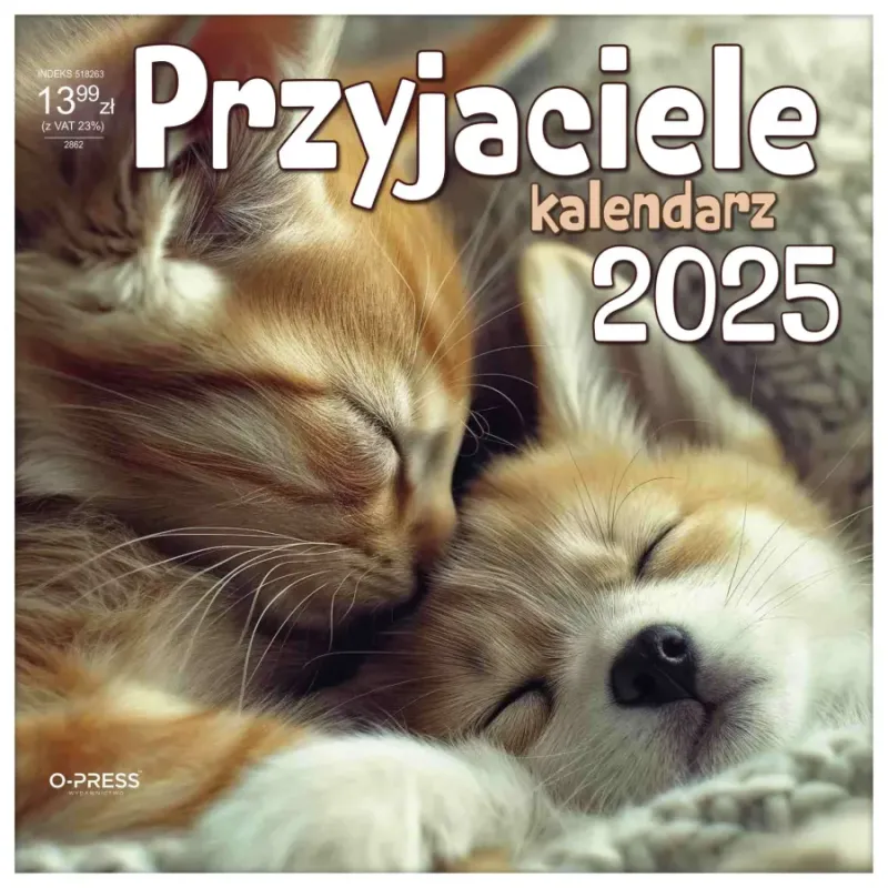 KALENDARZ ŚCIENNY PRZYJACIELE 2025