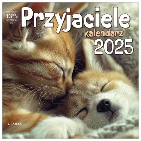 KALENDARZ ŚCIENNY PRZYJACIELE 2025