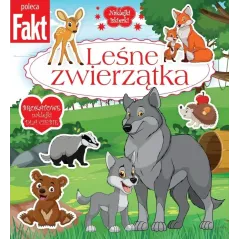LEŚNE ZWIERZĄTKA. NAKLEJKI ISKIERKI
