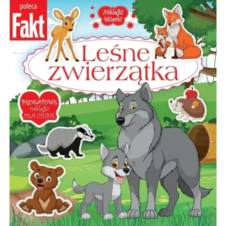 LEŚNE ZWIERZĄTKA. NAKLEJKI ISKIERKI