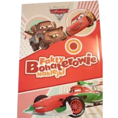 DISNEY AUTA. FAKTY, BOHATEROWIE, NAKLEJKI