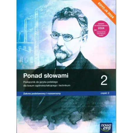 PONAD SŁOWAMI 2.2 PODRĘCZNIK DO JĘZYKA POLSKIEGO ZAKRES PODSTAWOWY I ROZSZERZONY