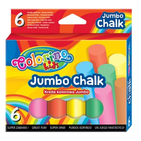Kreda Jumbo 6 Kolorów Colorino Kids